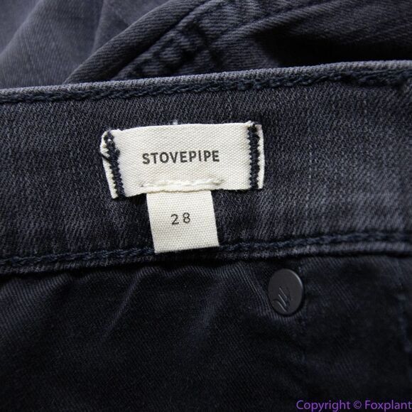 NEW Madewell Stovepipe Jeans in Banberry Wash: Raw-Hem Edition, 28 - Picture 13 of 16